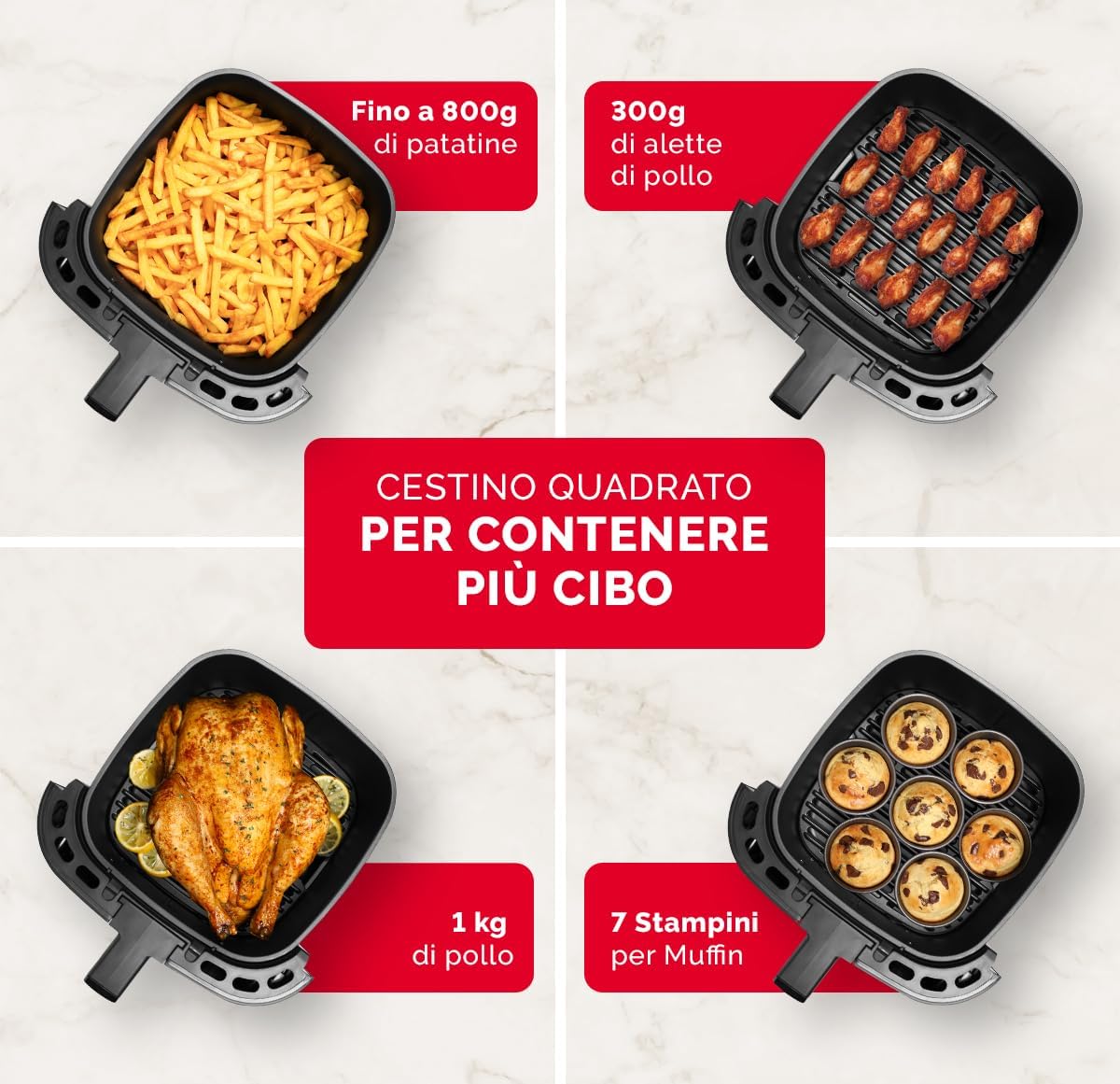 Friggitrice ad Aria Deluxe