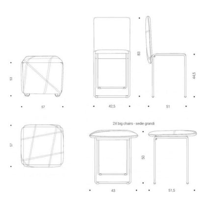 Pouf Salvaspazio 5 in 1